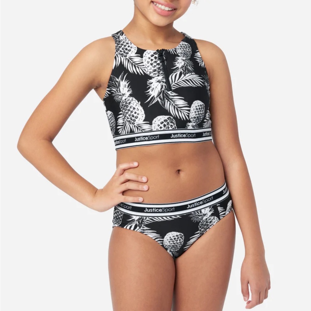 Justice Two piece girls swimsuit